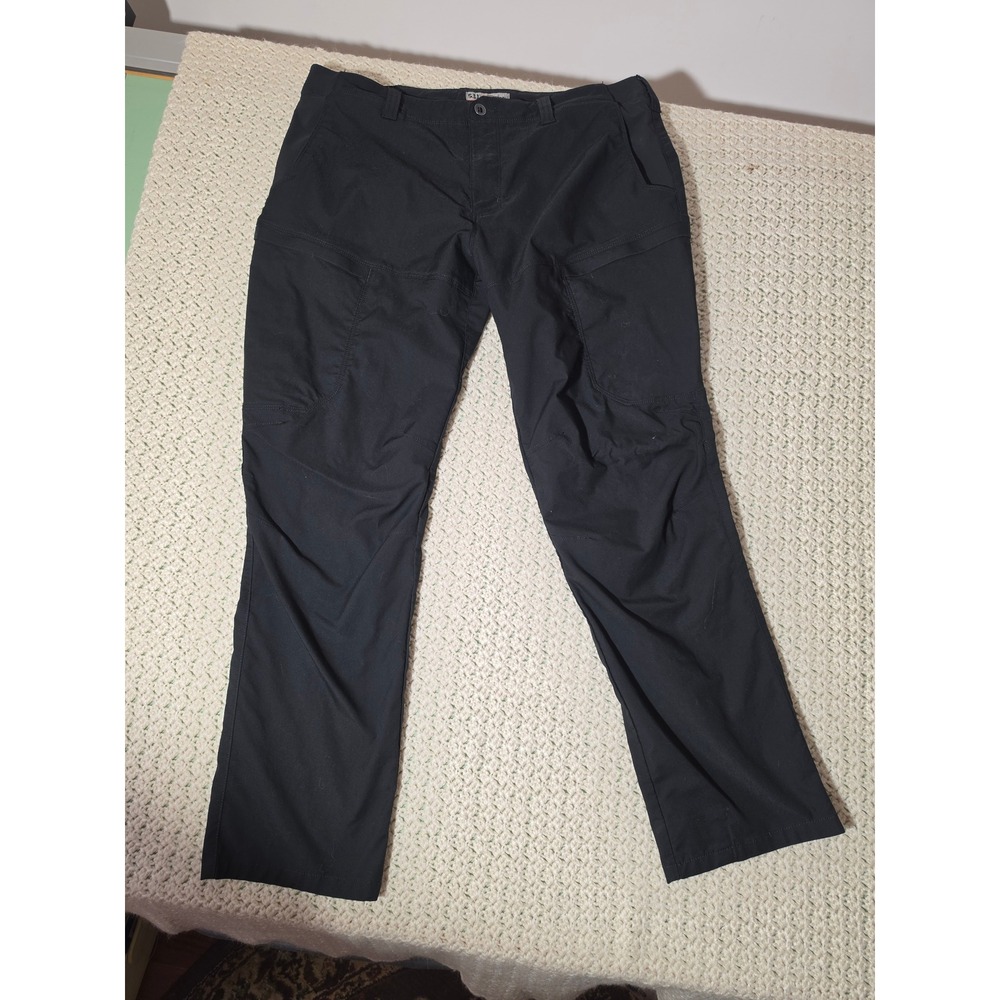 5.11 Tactical Apex Pants Men 40x32 Black  Flex-Tac Cargo Work 74520